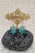 Boucles "turquoise sea"