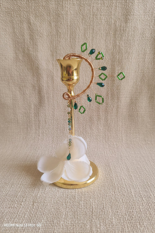 Bijou d'oreilles "Émeraude"