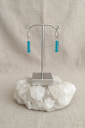 Boucles " silver blue"