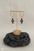 Boucles "violet rose"