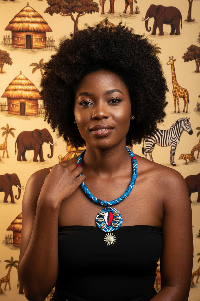 Collier "African sun"