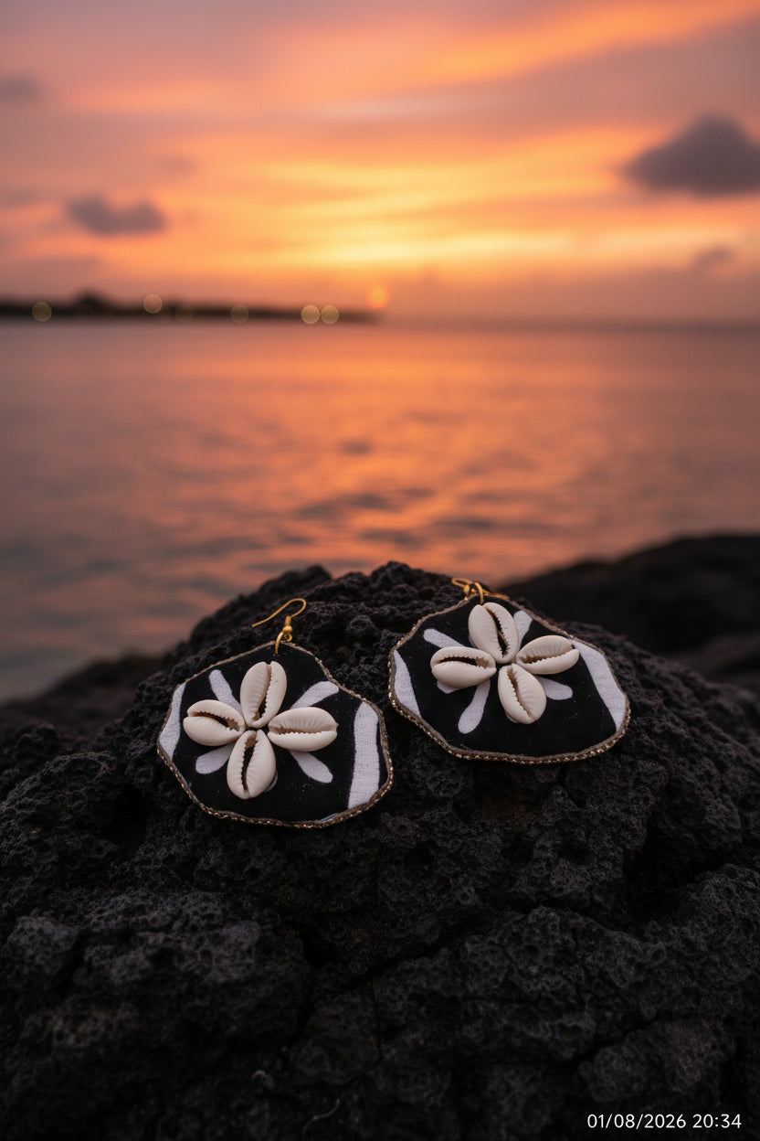 Boucles d'oreilles "974"