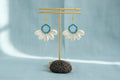 Boucles "blue cauri"
