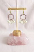 Boucles "pink cauri"